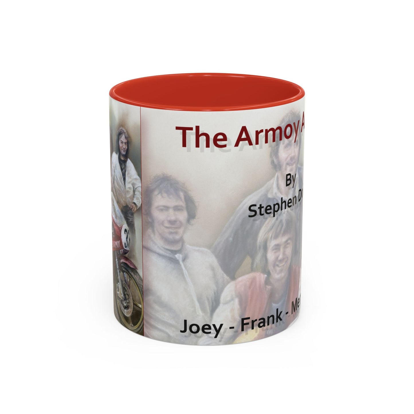 The Armoy Armada - Joey, Frank, Mervyn. Jim.   11oz Coffee Mug by Stephen Doig