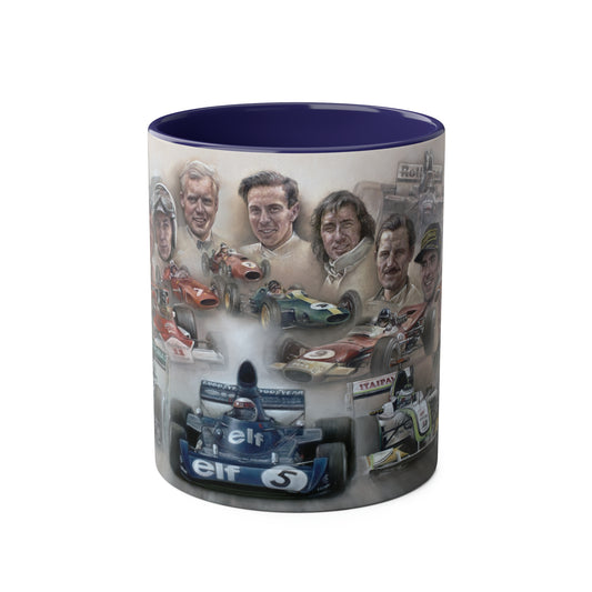 We Are The Champions - By Stephen Doig - Two Tone Coffee Mug, 11oz