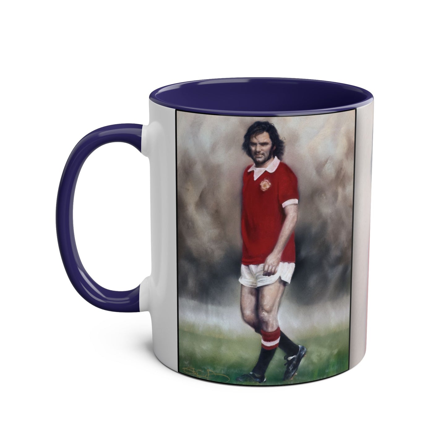 Coffee Mug - Georgie Best Design, 11oz Two-Tone Mug