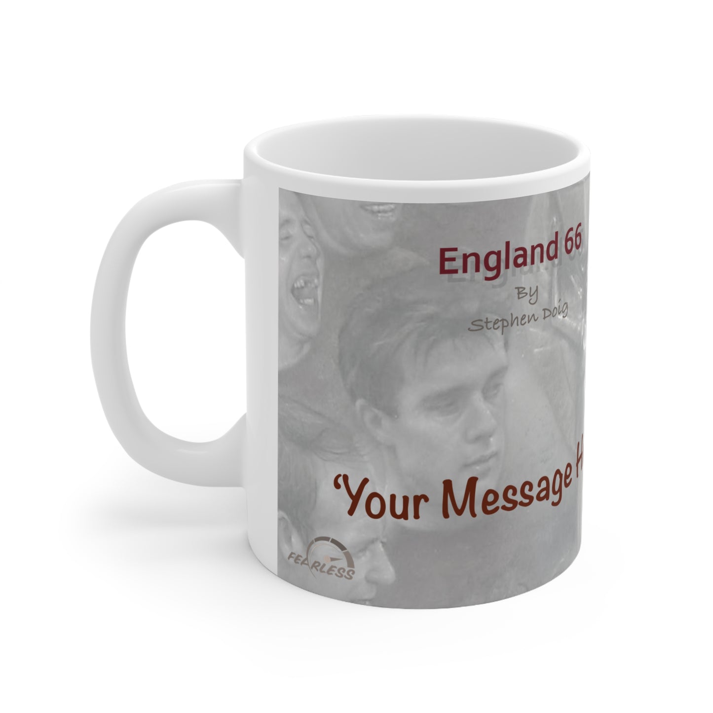 England 1966 World Cup  Personalisable Coffee Mug  by Stephen Doig