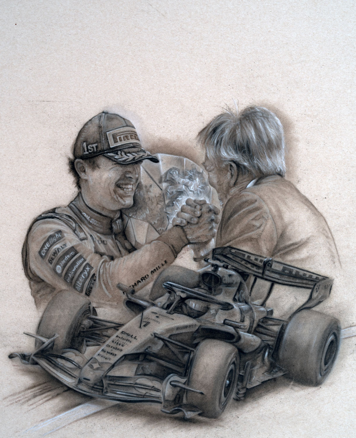 Lando Norris  Zandvoort Finale 2026  Ltd edition giclee print by Stephen Doig