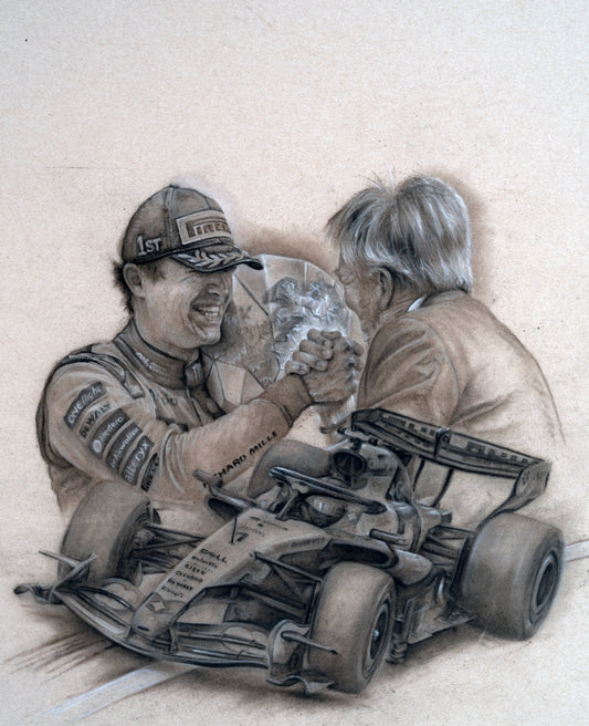 Lando Norris  Zandvoort Finale 2026  Ltd edition giclee print by Stephen Doig
