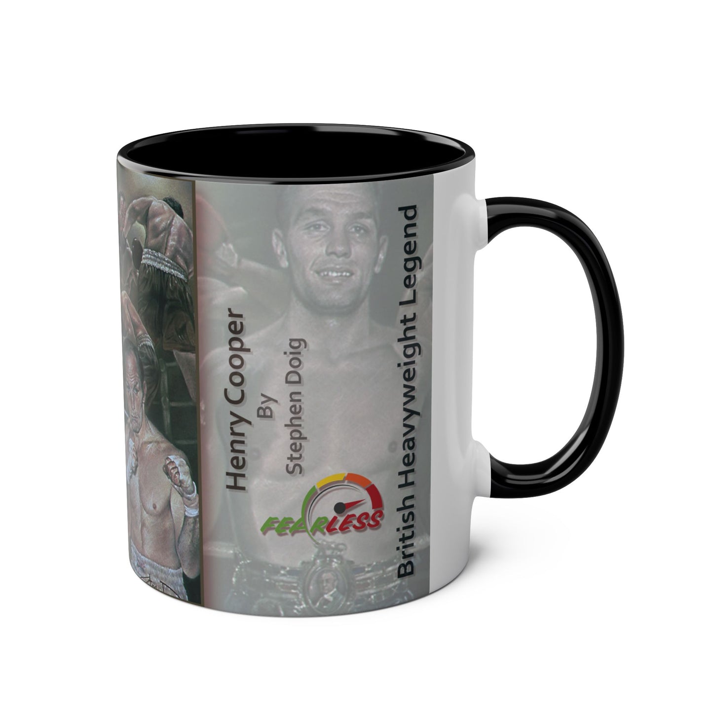 Henry Cooper, British Heavyweight Legend by Stephen Doig Coffee Mug