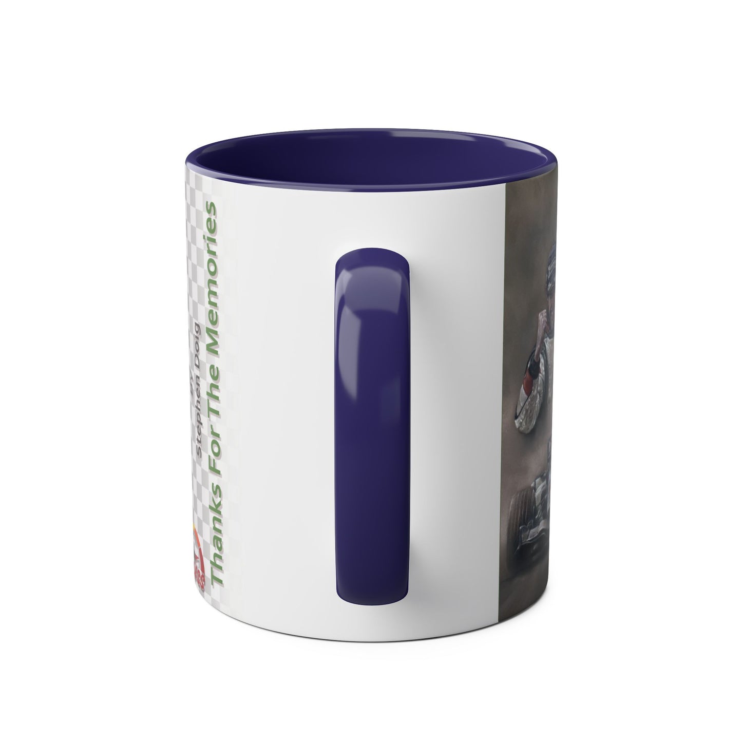 Jenson Button. Thanks For The Memories - Two-Tone Coffee Mug, 11oz