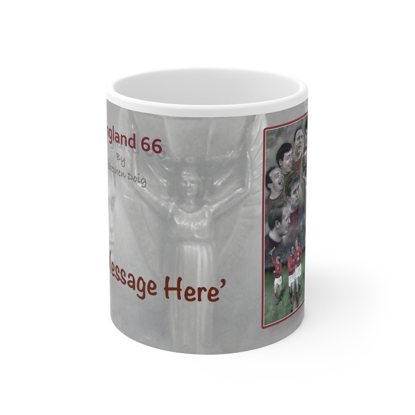 England 1966 World Cup  Personalisable Coffee Mug  by Stephen Doig