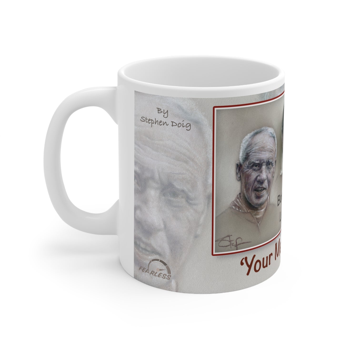 Boot Room Legends. Liverpool Managers  Personalisable Coffee Mug  by Stephen Doig