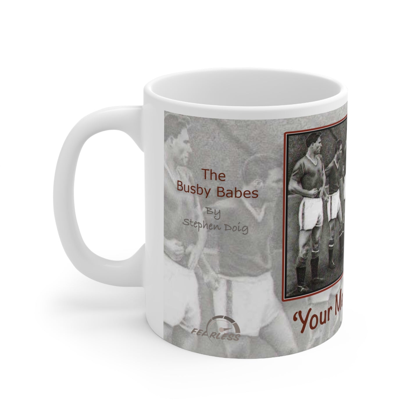 The Busby Babes  Personalisable Coffee Mug  by Stephen Doig
