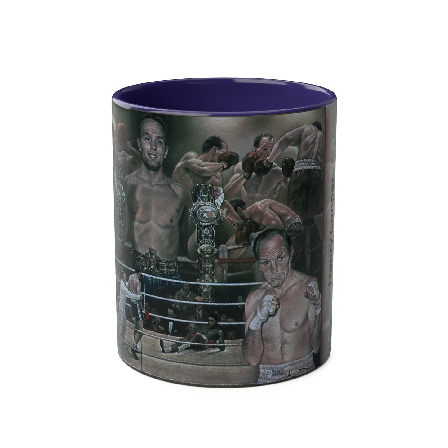 Henry Cooper, British Heavyweight Legend by Stephen Doig Coffee Mug