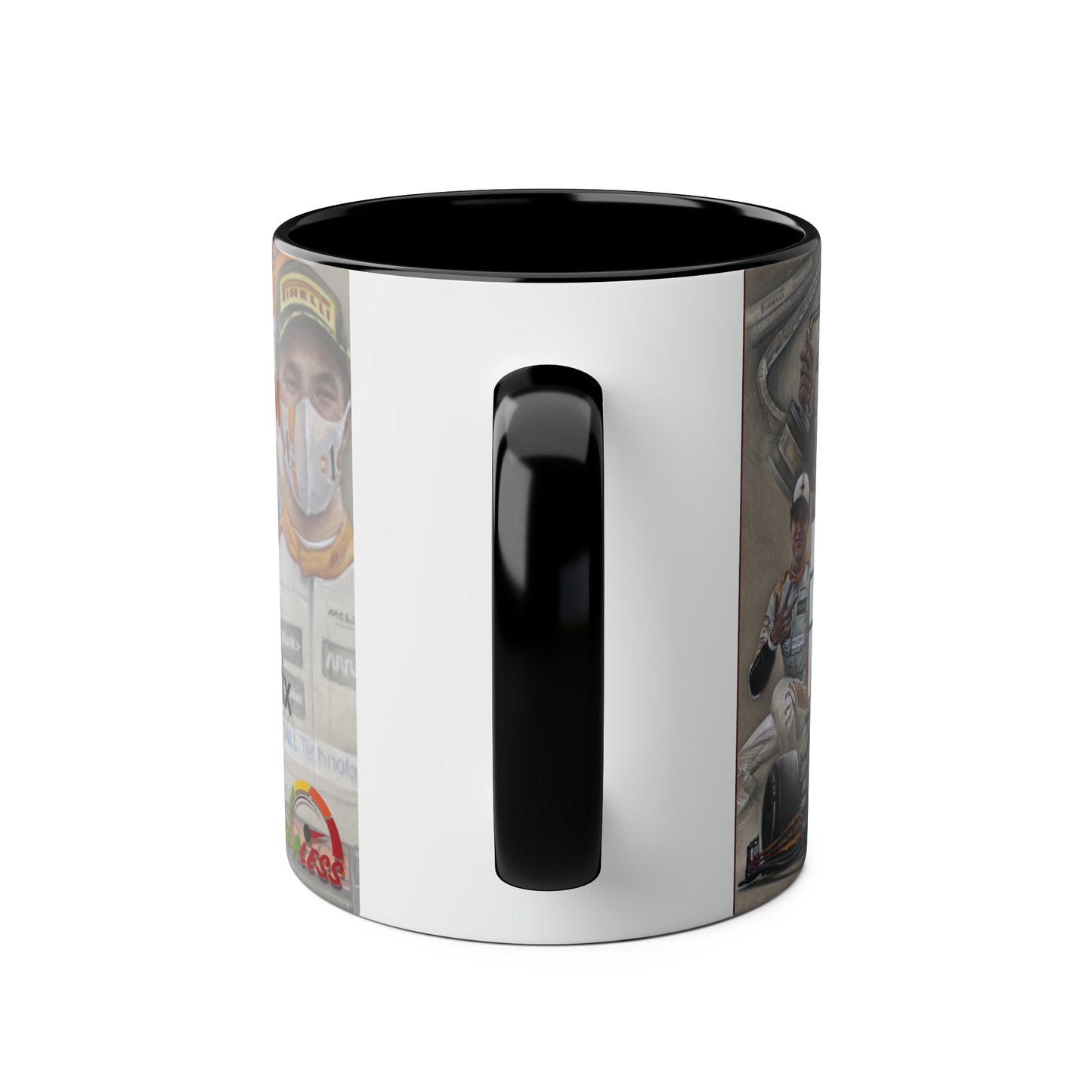 Lando Norris. Monaco 2021 - Two-Tone Coffee Mug, 11oz