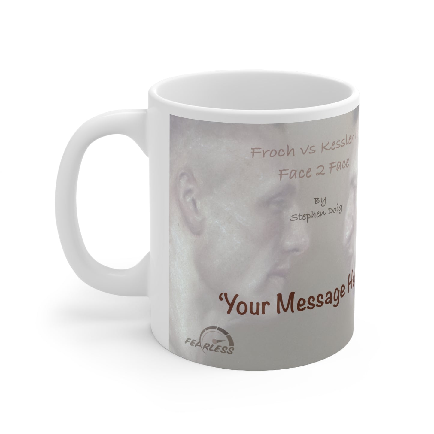 Froch vs Kessler II   Personalisable Coffee Mug  by Stephen Doig