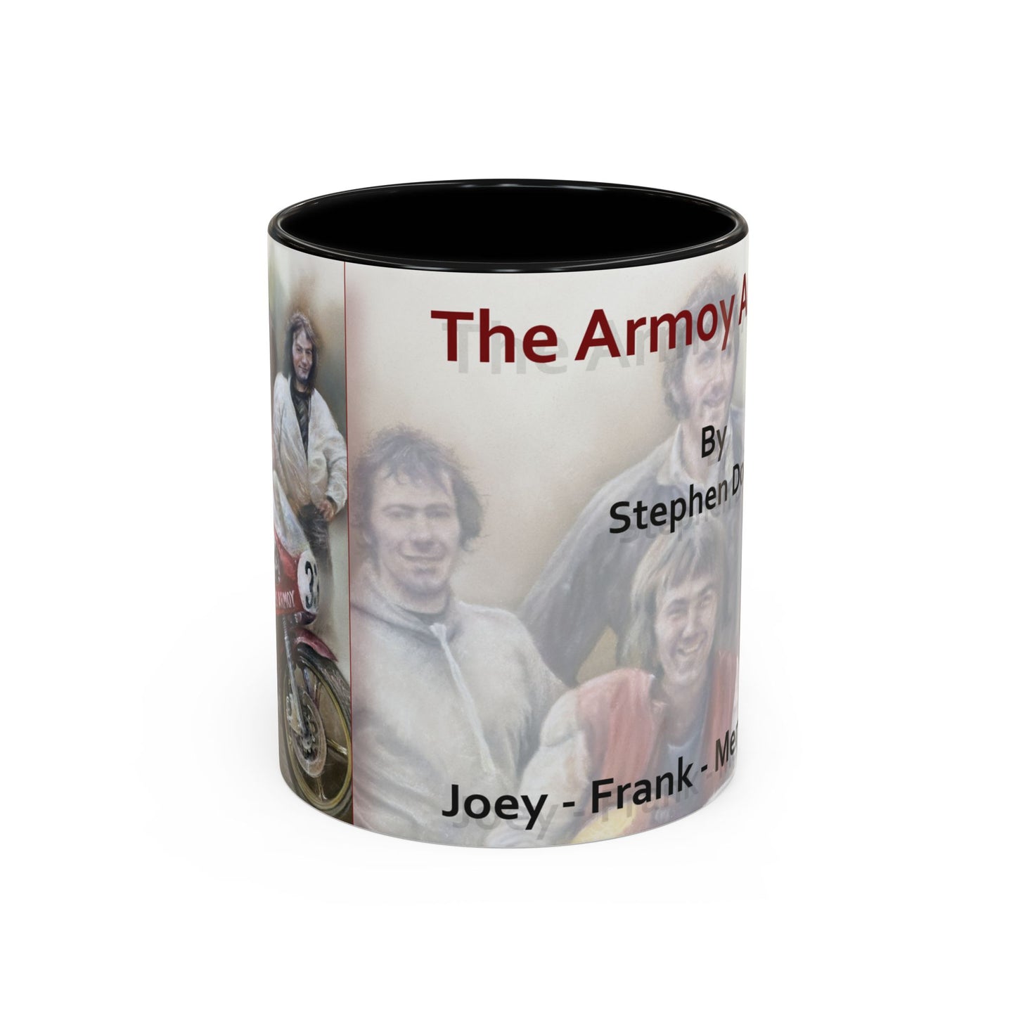 The Armoy Armada - Joey, Frank, Mervyn. Jim.   11oz Coffee Mug by Stephen Doig