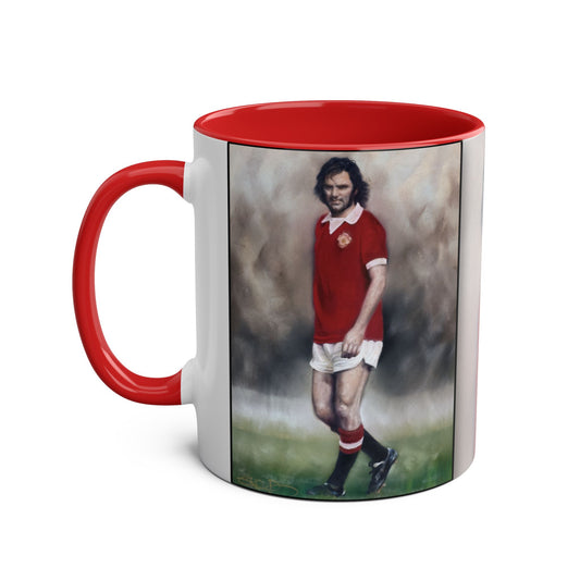 Coffee Mug - Georgie Best Design, 11oz Two-Tone Mug
