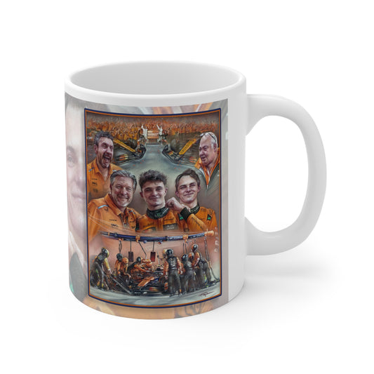 McLaren Constructors Champions Personalisable Celebration Coffee Mug by Stephen Doig