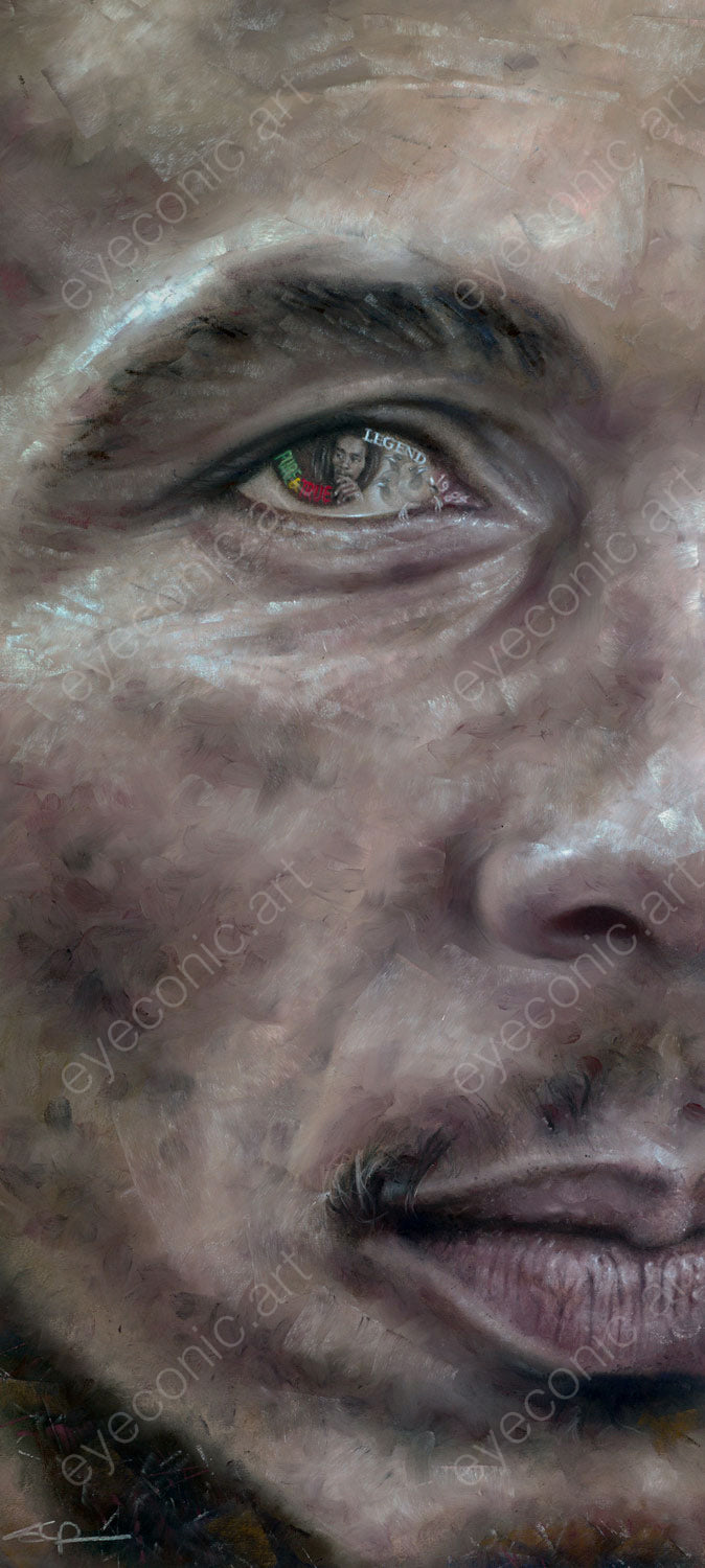 Bob Marley -  Legend - eyecon by Stephen Doig