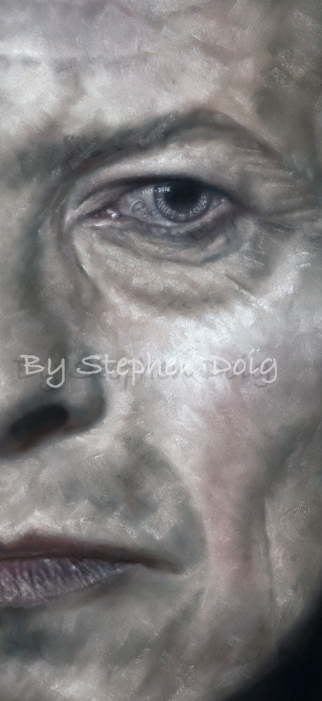 David Bowie- Ashes- Eyecon by Stephen Doig