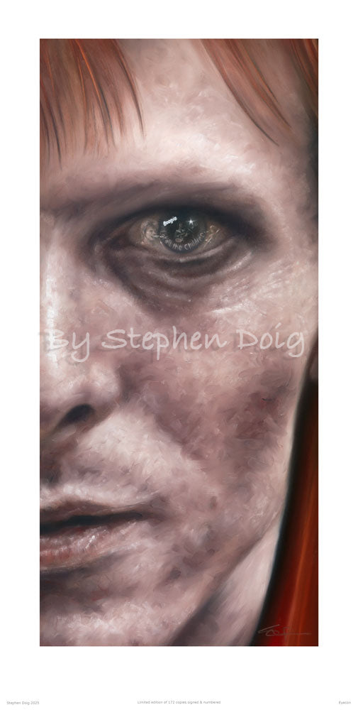 David Bowie - Starman - Eyecon by Stephen Doig