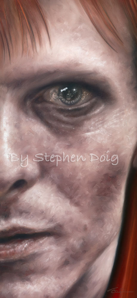 David Bowie - Starman - Eyecon by Stephen Doig