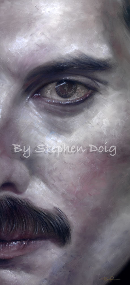 Freddie Mercury - Live Aid - Eyecon by Stephen Doig