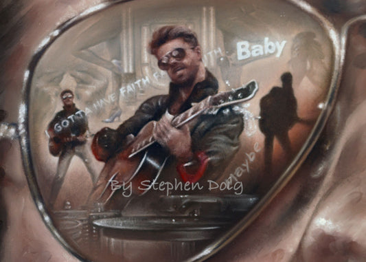 George Michael - Faith - Eyecon by Stephen Doig