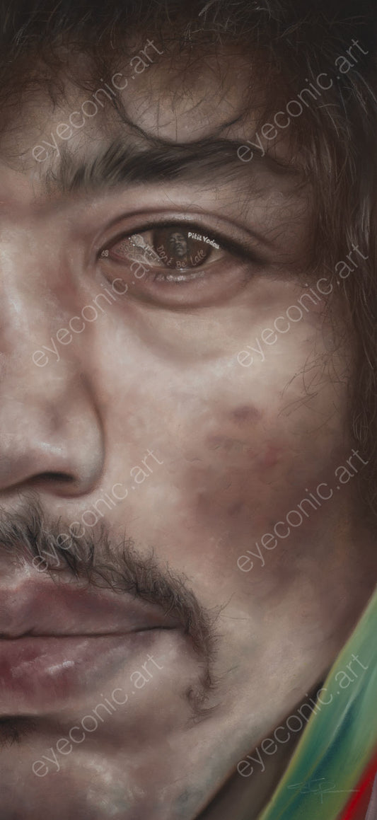 Jimi Hendrix -  Voodoo Child - Eyecon by Stephen Doig