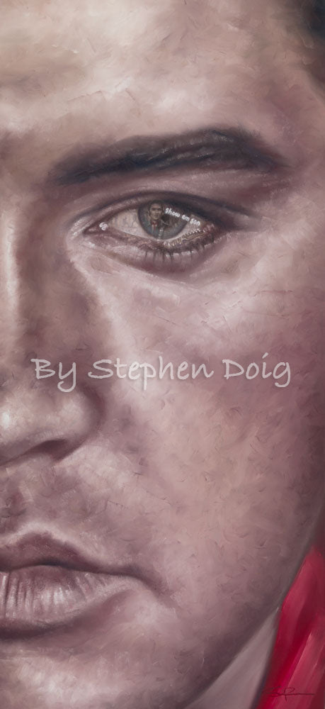 Elvis Presley - Show em Son  Original Pastel Artwork by Stephen Doig
