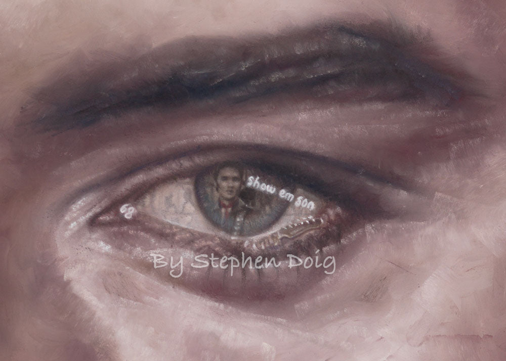 Elvis Presley - Show em Son  Original Pastel Artwork by Stephen Doig