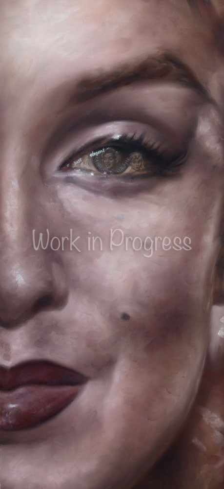 Marilyn Monroe - Just Elegant  Original Pastel Artwork by Stephen Doig