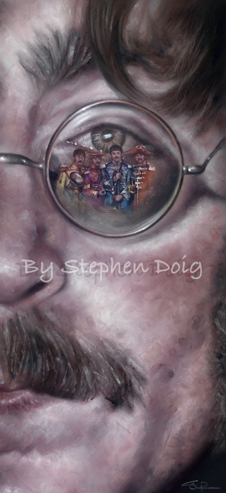 John Lennon - Sgt Pepper - Eyecon by Stephen Doig