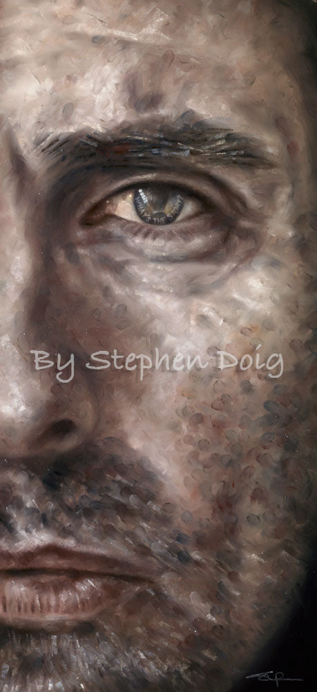 Liam Gallagher - What's The Story - Original Pastel Artwork by Stephen Doig