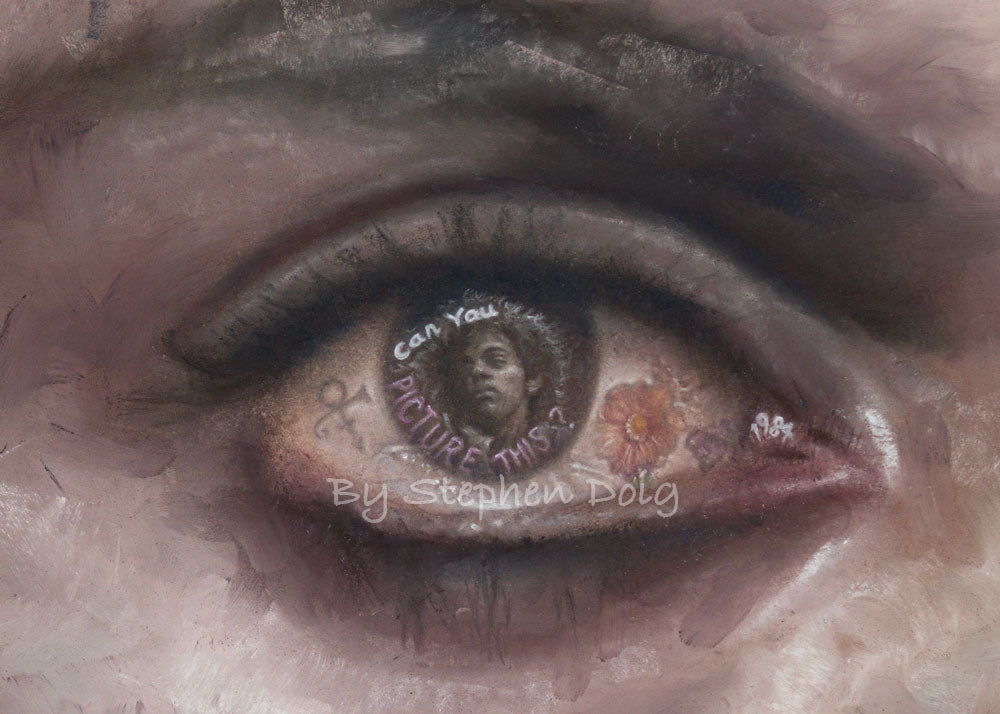 Prince - Can You Picture This ? -   Original Pastel Artwork by Stephen Doig