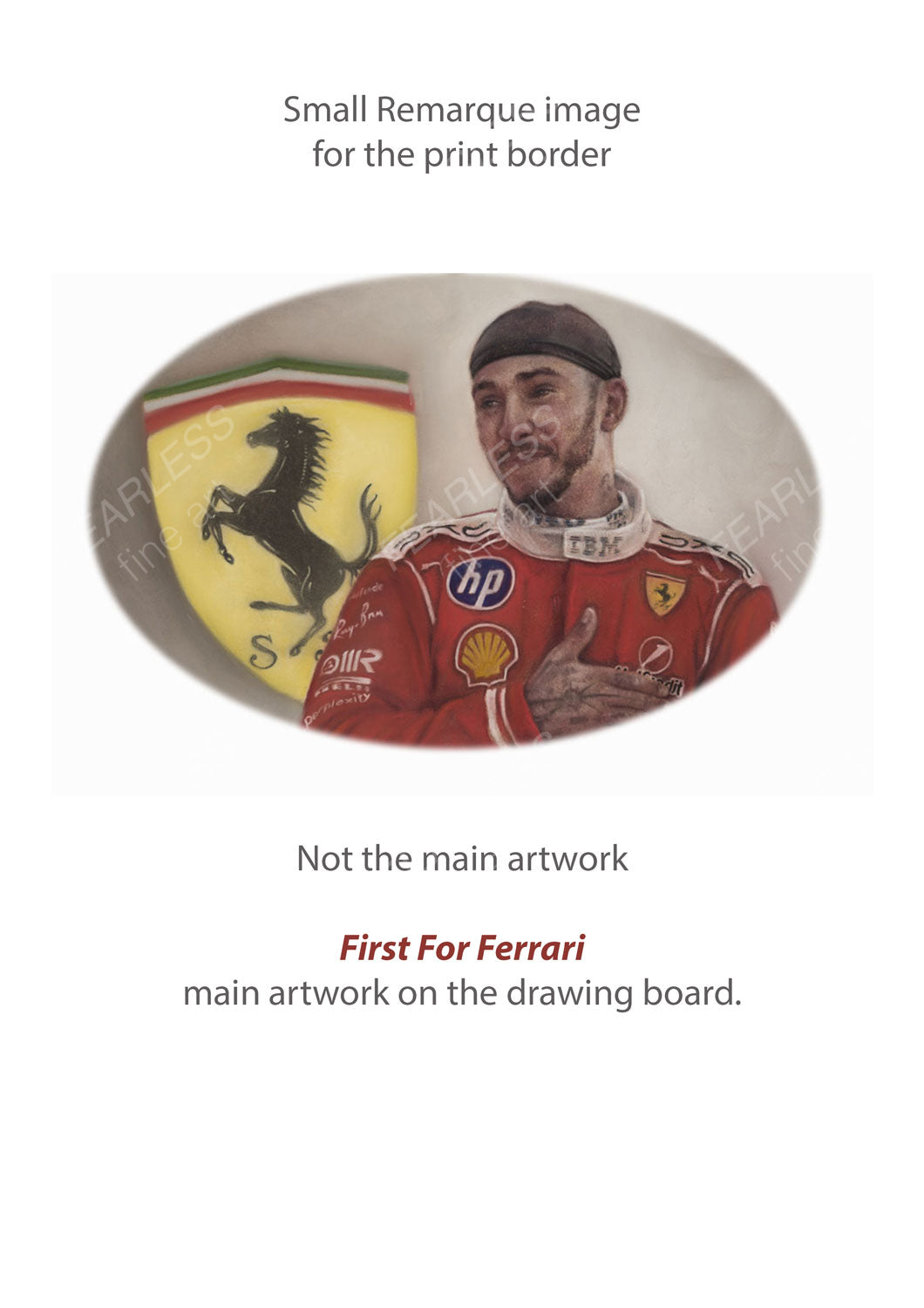 Lewis Hamilton - Victory at the Barcelona-Catalunya 2026 - Ltd edition giclee print by Stephen Doig