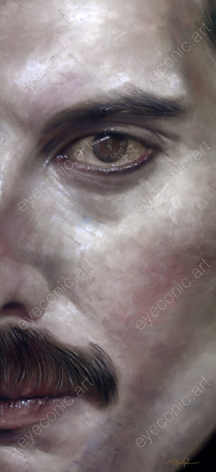 Freddie Mercury - Live Aid - Eyecon by Stephen Doig