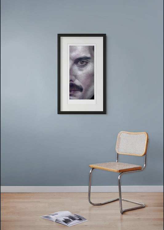 Freddie Mercury - Live Aid - eyecon by Stephen Doig